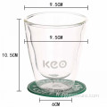 Tasses de 320 ml avec deux verres muraux